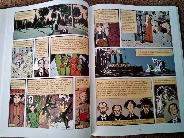 BD - Adèle Blanc-Sec volume 3 (álbum duplo)