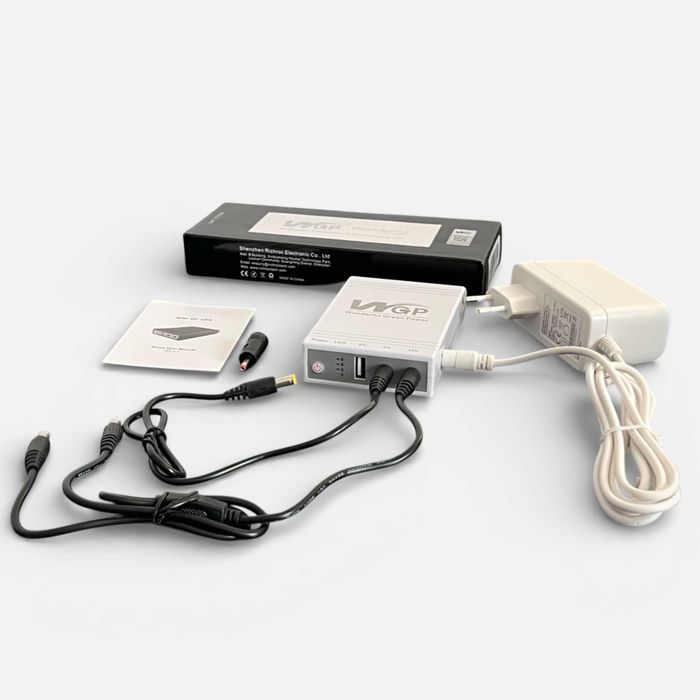 Mini ups ДБЖ WGP 10400mAh 24w повербанк для роутера безперебійник