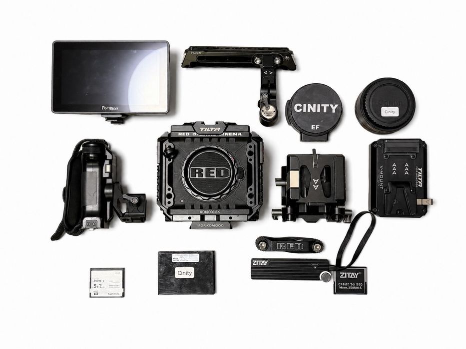 Kamera RED Komodo 6K – kompletny zestaw filmowy + Portkeys BM5III WR