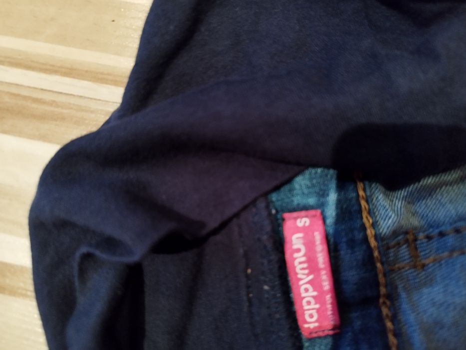 Spodnie ciążowe 4 pary, koszula