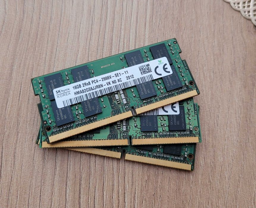 16GB DDR4 2666MHZ PAMIĘĆ Ram do laptopa SK HYNIX CL19 SO-DIMM