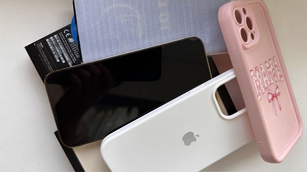 Iphone 13 pro max 128 Gold | ІДЕАЛ | 4 ЧОХЛИ+НОВЕ СКЛО, neverlock