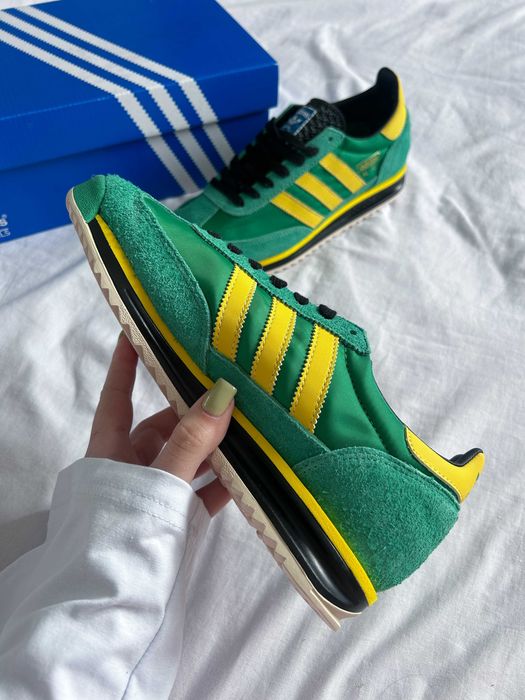 !LUXURY! Adidas SL 72 RS Green Yellow | 36 37 38 39 40 41