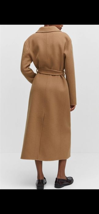 Płaszcz mango 38rozm 75%wełna