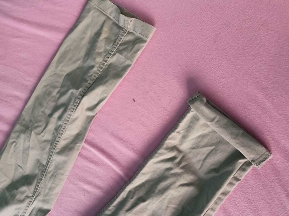 beżowe spodnie ciązowe eleganckieh&m mama 36 S