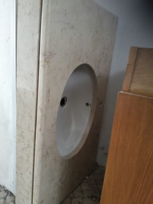Movel WC  marmore com movel