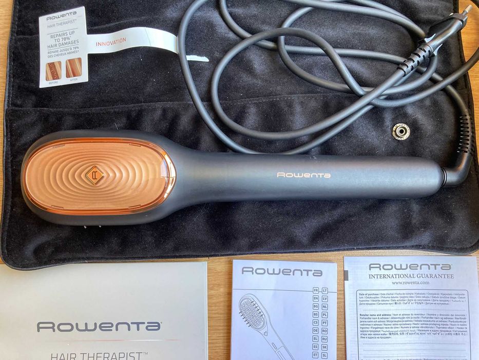 HAIR THERAPIST Rowenta Escova Reparadora/Alisadora Cabelo - como NOVA