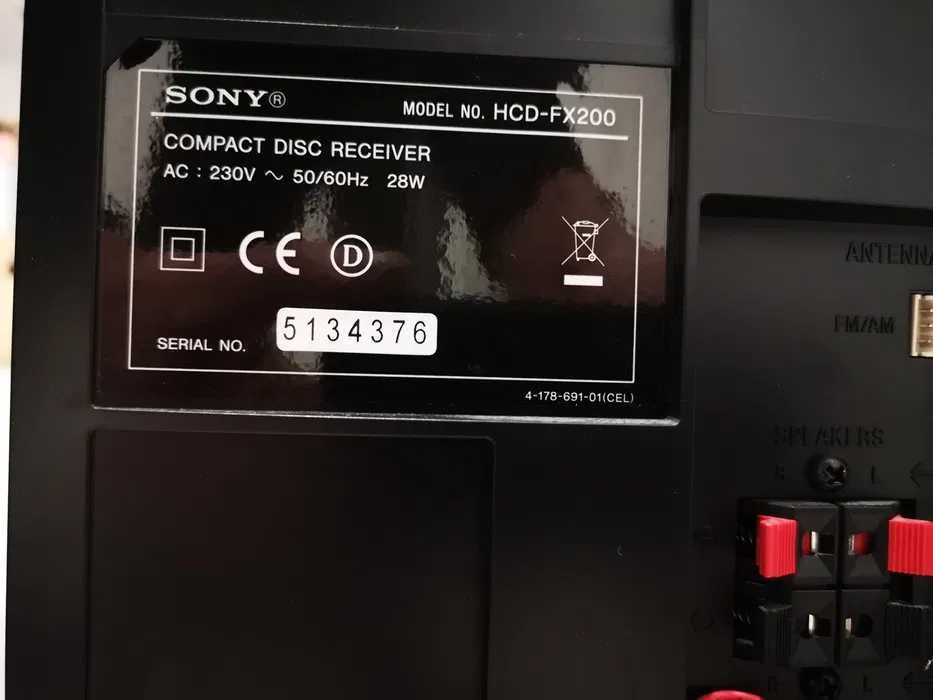 SUPER! Mini wieża SONY HCD-FX200 Starogard Gdański • OLX.pl