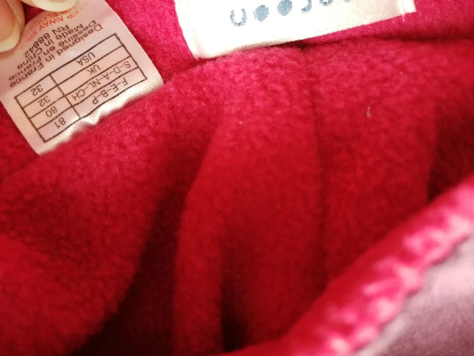 Macacão de inverno com luvas e pés 18 meses