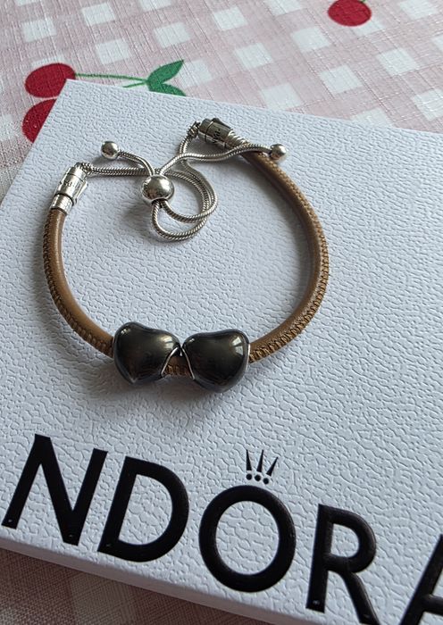 Charms charmsy do bransoletki Pandora serce z czarną emalią serca