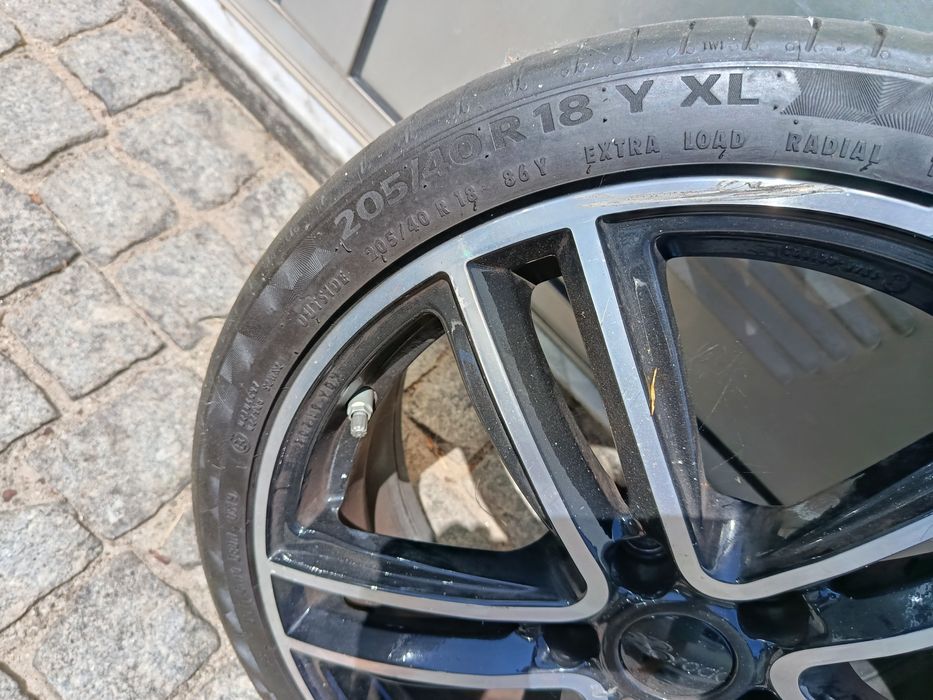 Jantes 18 Brock 5*112 com dois pneus 225/45/18