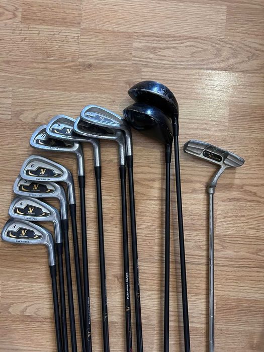 tacos e mala de golfe