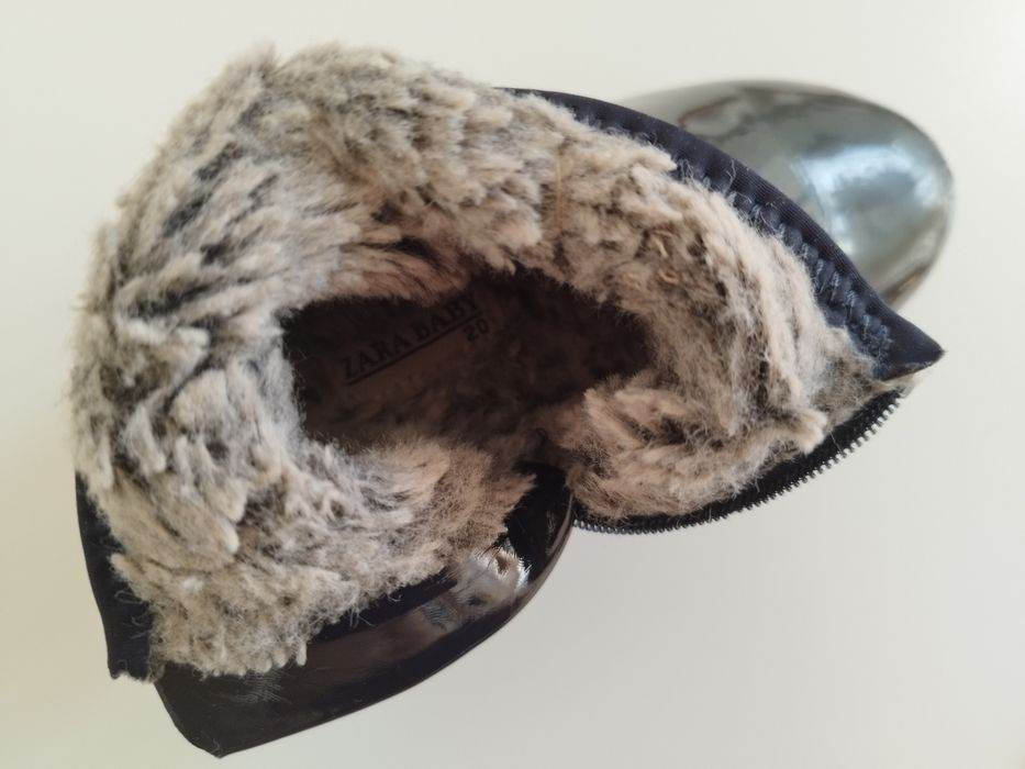 Botki z ociepleniem Zara r. 20