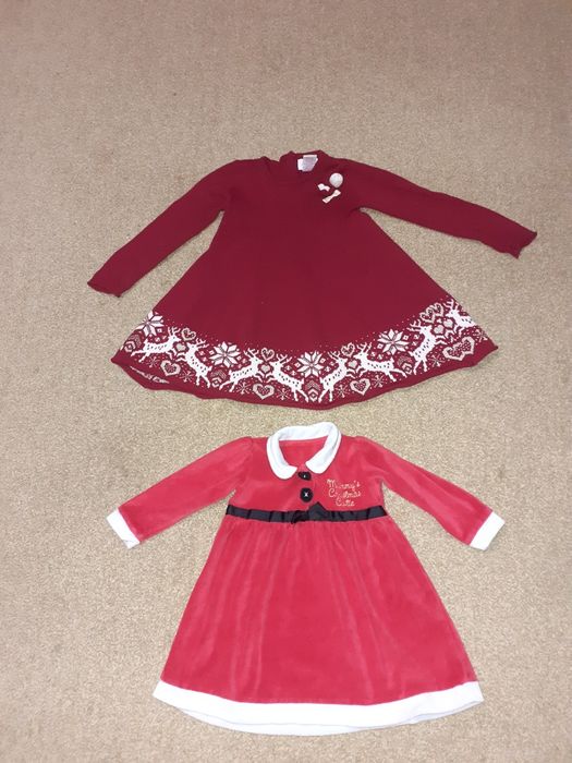 Плаття, сукня новорічна 12-18  місяців, 3-6 років