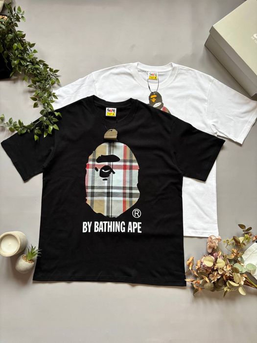 ‼️Є ВСІ БЕЙПИ‼️Футболка Bape x Burberry (Bape / Burberry / Бейп / Барбері / Барбери)