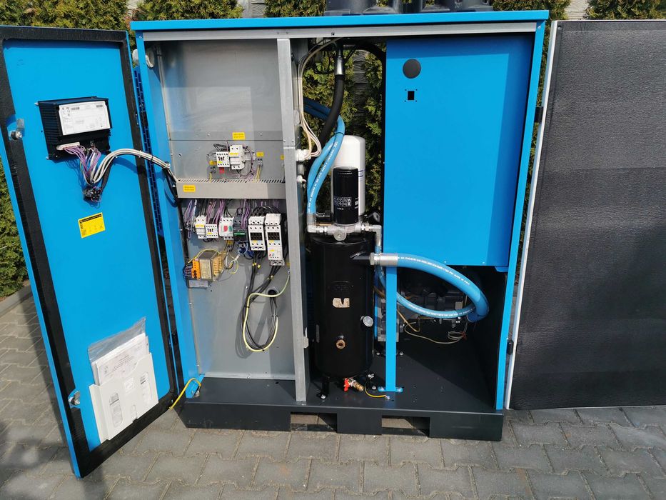 30kw + OSUSZACZ  5000L/min Sprężarka śrubowa ALUP LARGO kompresor 8BAR