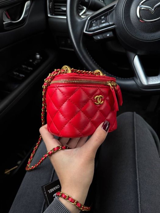 Сумка Chanel Classic / міні-сумка шанель червона