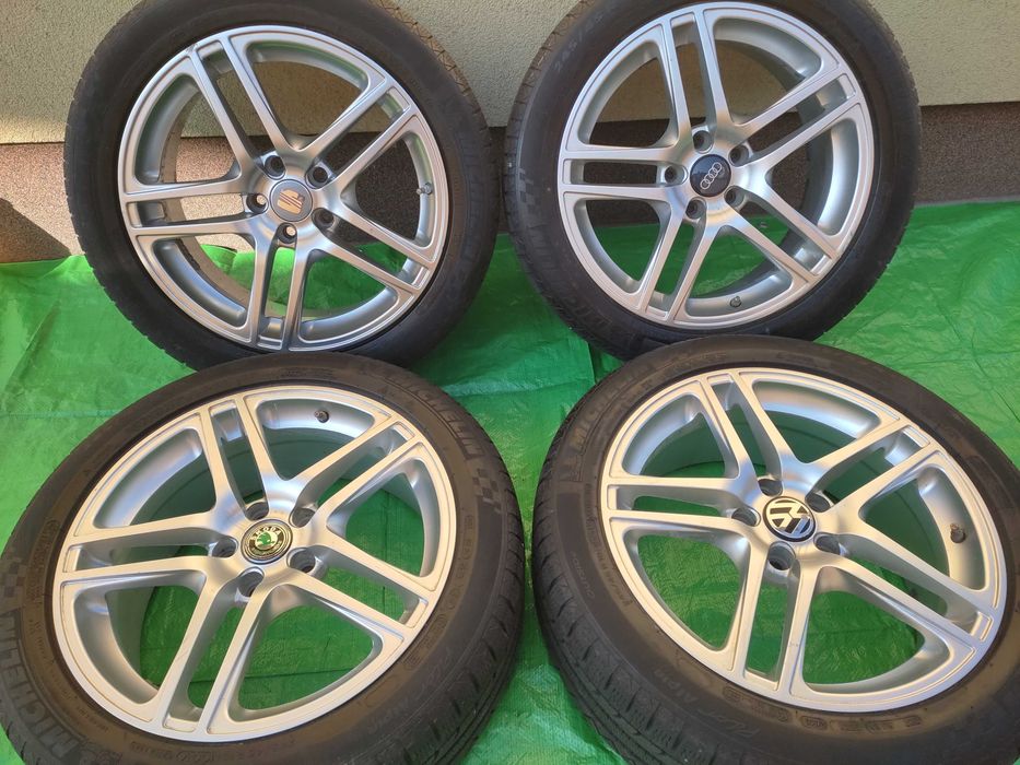 AUDI A3 A4 A5 A6 passat golf turan superb octavia seat altea toledo exeo koła felgi 18