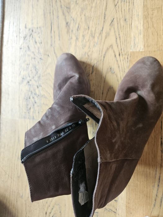 Piękne botki Hogl skórzane