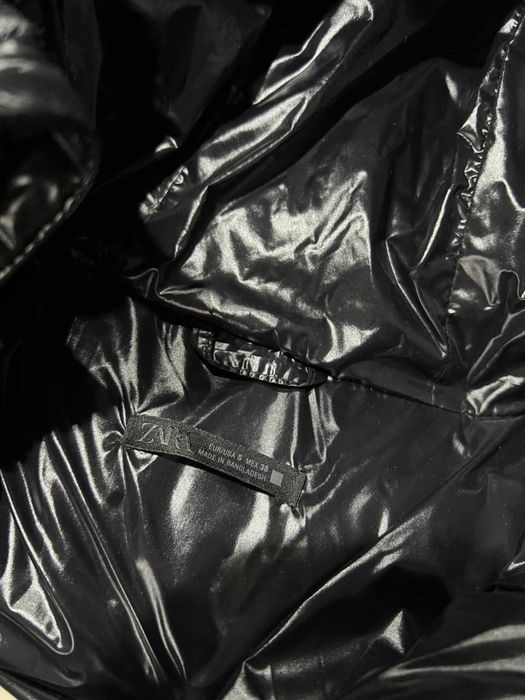 Пуховик zara куртка зимова зара puffer acg