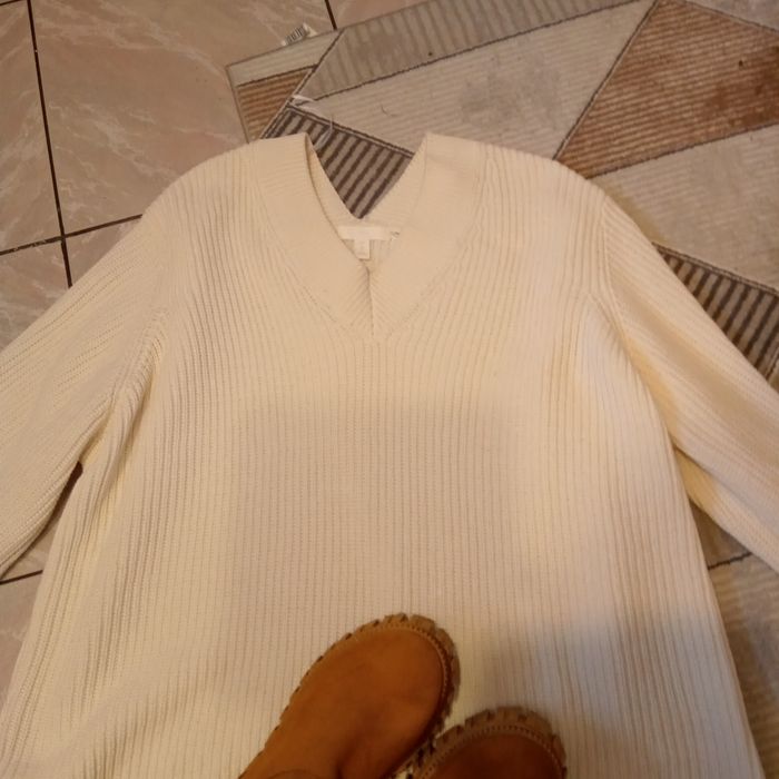 Swetr  hm botki musztardowe 39