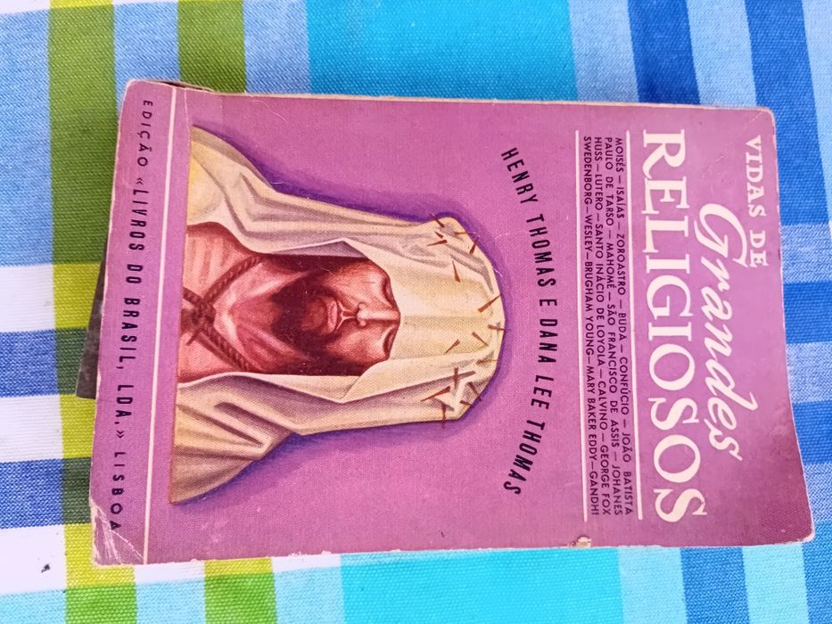 Livro Antigo Vidas de Grandes Religiosos