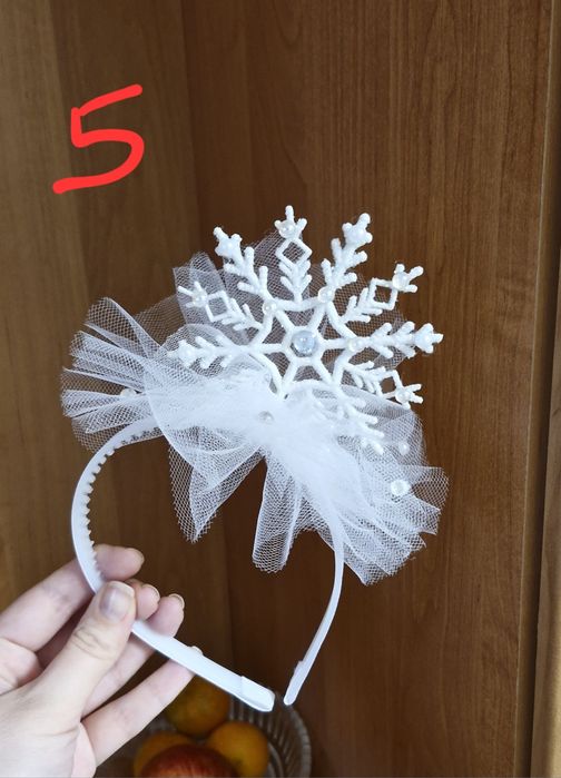 Обруч сніжинки.новорічне.зими