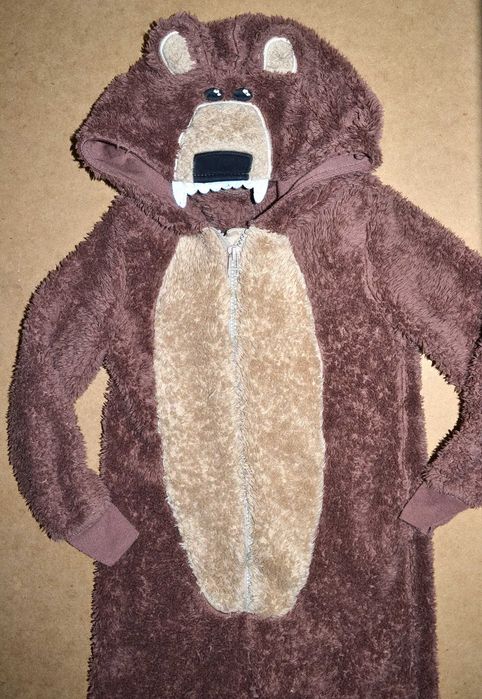 1 ^ Miś Niedźwiedź strój przebranie piżama 3/4 Lat_98/104  cm