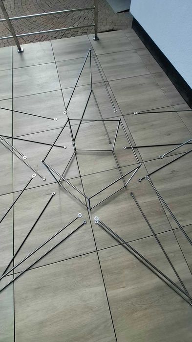 100% nierdzewna mega gwiazda LED 3D