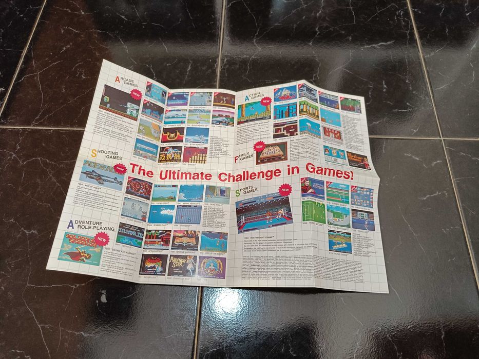 SEGA, Nintendo, Playstation - Manuais e material promocional