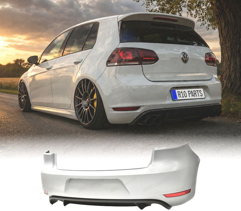 PARA-CHOQUES TRASEIRO VOLKSWAGEN VW GOLF 6 08-12 LOOK GTI