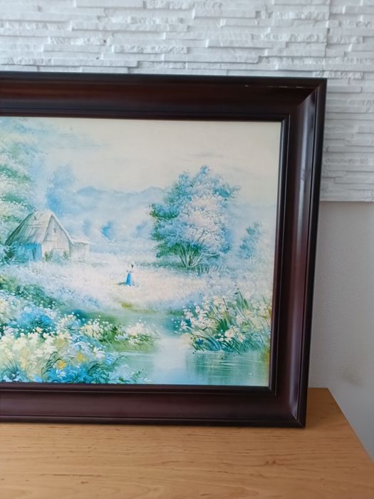 Obraz olejny,, pejzaż