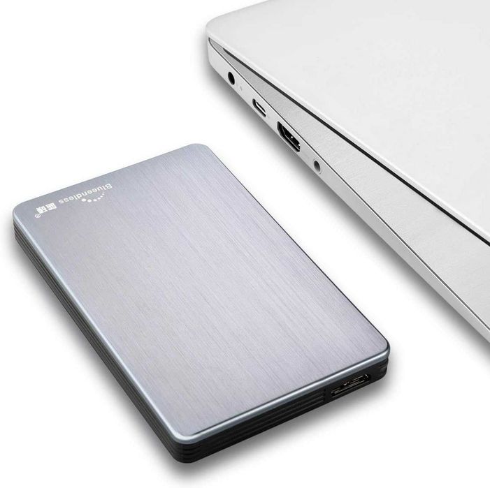 Dysk zewnętrzny 500GB 2,5" USB 3.0 przenośny HDD szary Ultra Slim