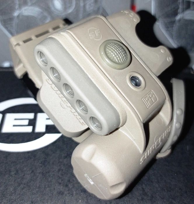 Шоломний ліхтар SureFire HL1-C-TN Helmet Light /білий-червоний-ІЧ/