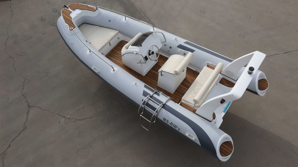 Motorówka, Hypeboat, Łódź, Wędkarska - MS-RIB’s R520B Hypalon
