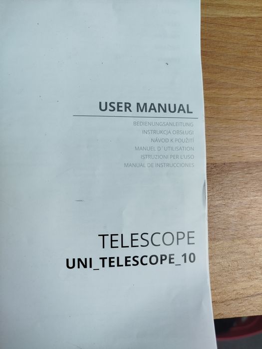 Teleskop luneta uniprodo 10
