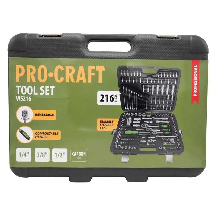 Набір ручного інструменту Procraft WS216 216 предметів