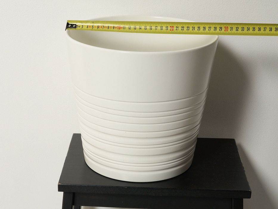 Conjunto de 4 vasos cerâmicos 29cm diâmetro