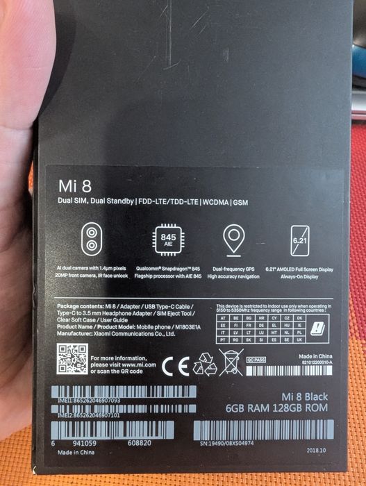 Xiaomi MI 8 6/128