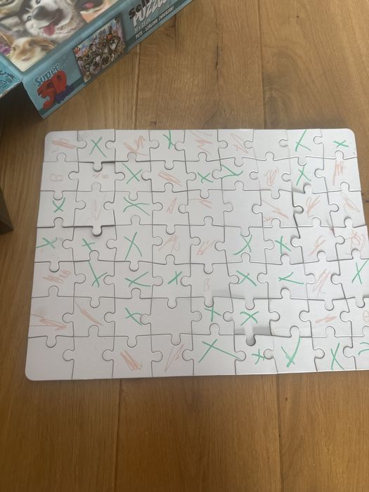 Puzzle 3D pieski i kotki