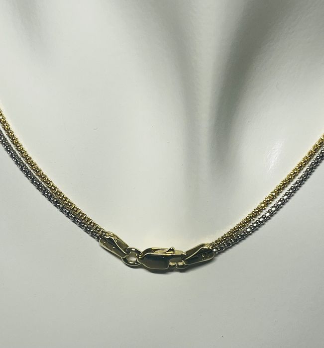 Złoty naszyjnik kulki 585 14k