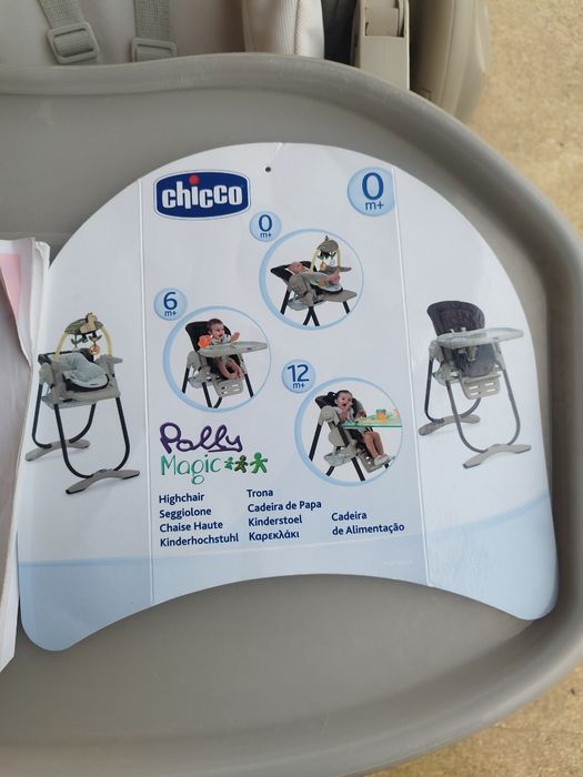 Cadeira da papa e de relaxar Chicco Polly Magic evolutiva