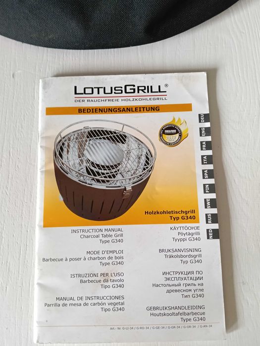 Lotus Grill na węgiel drzewny