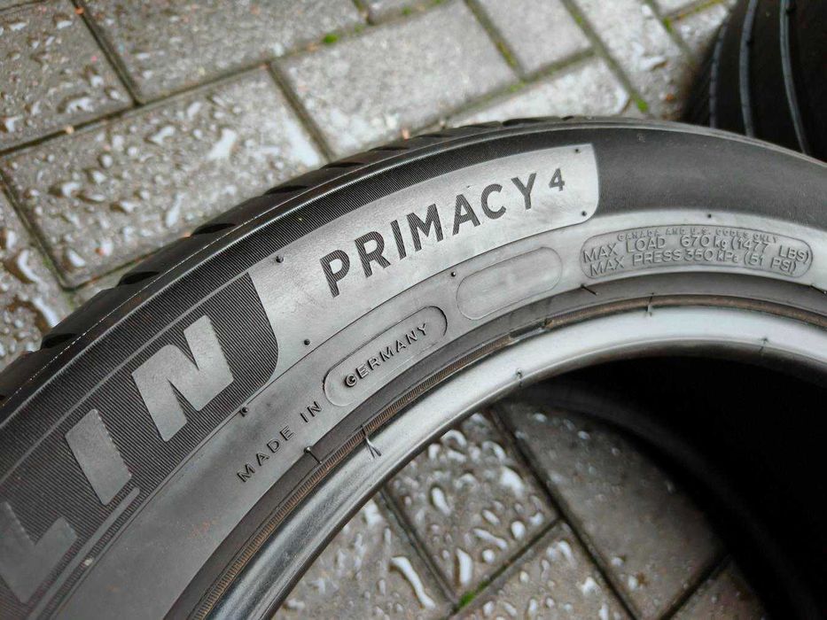 225/50 94V R17 MICHELIN Primacy4 5mm 2018r Letnie Opony 4szt Tanio