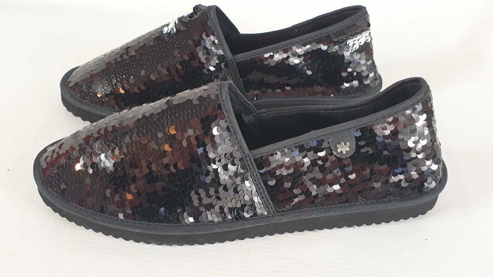 flip flop espadryle   cekiny rozmiar  37