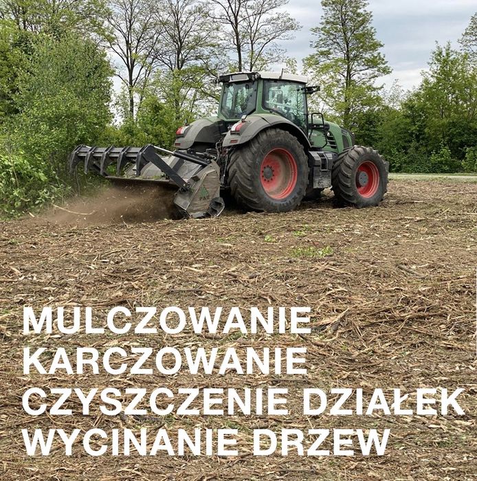 Mulczowanie karczowanie wycinka drzew czyszczenie działek