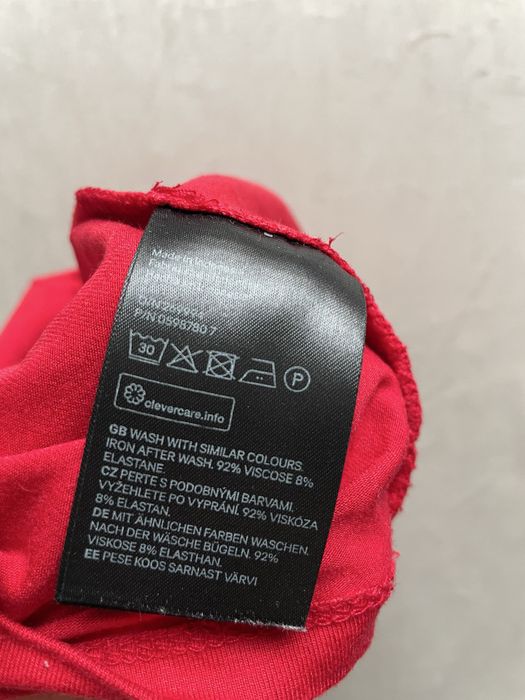 Czerwony top H&M