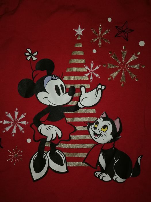 Платье, сукня новорічна червона , туника, туніка Mikki mouse