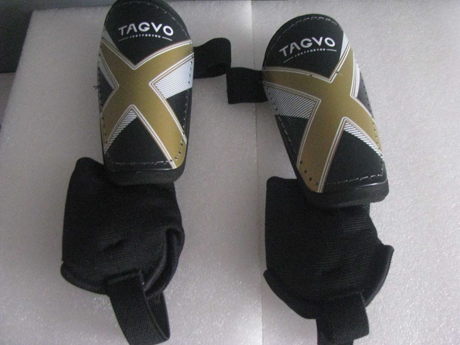 Ochraniacze piłkarskie na piszczele z rękawami na kostki XS