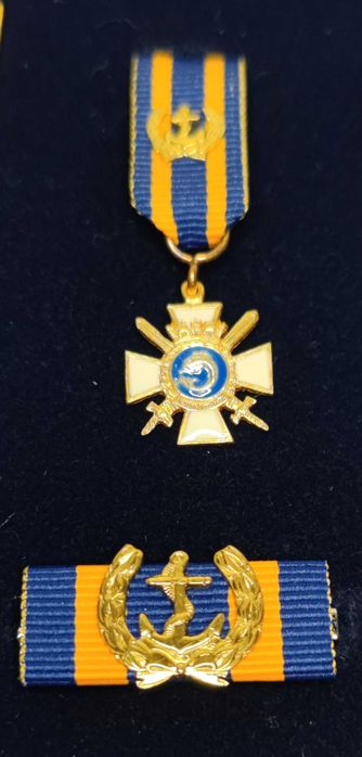 MEDALHA MILITAR CRUZ NAVAL 1ª Classe